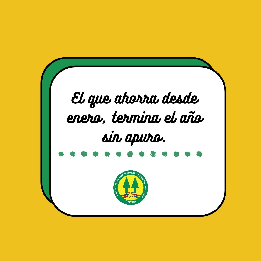 ¡Feliz fin de semana! 😊 #TuCOOPEGUB