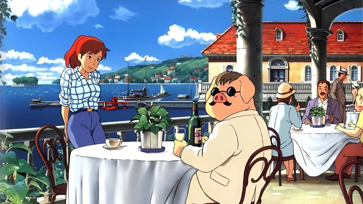 PhotoGhibli's tweet image. Porco Rosso (1992)