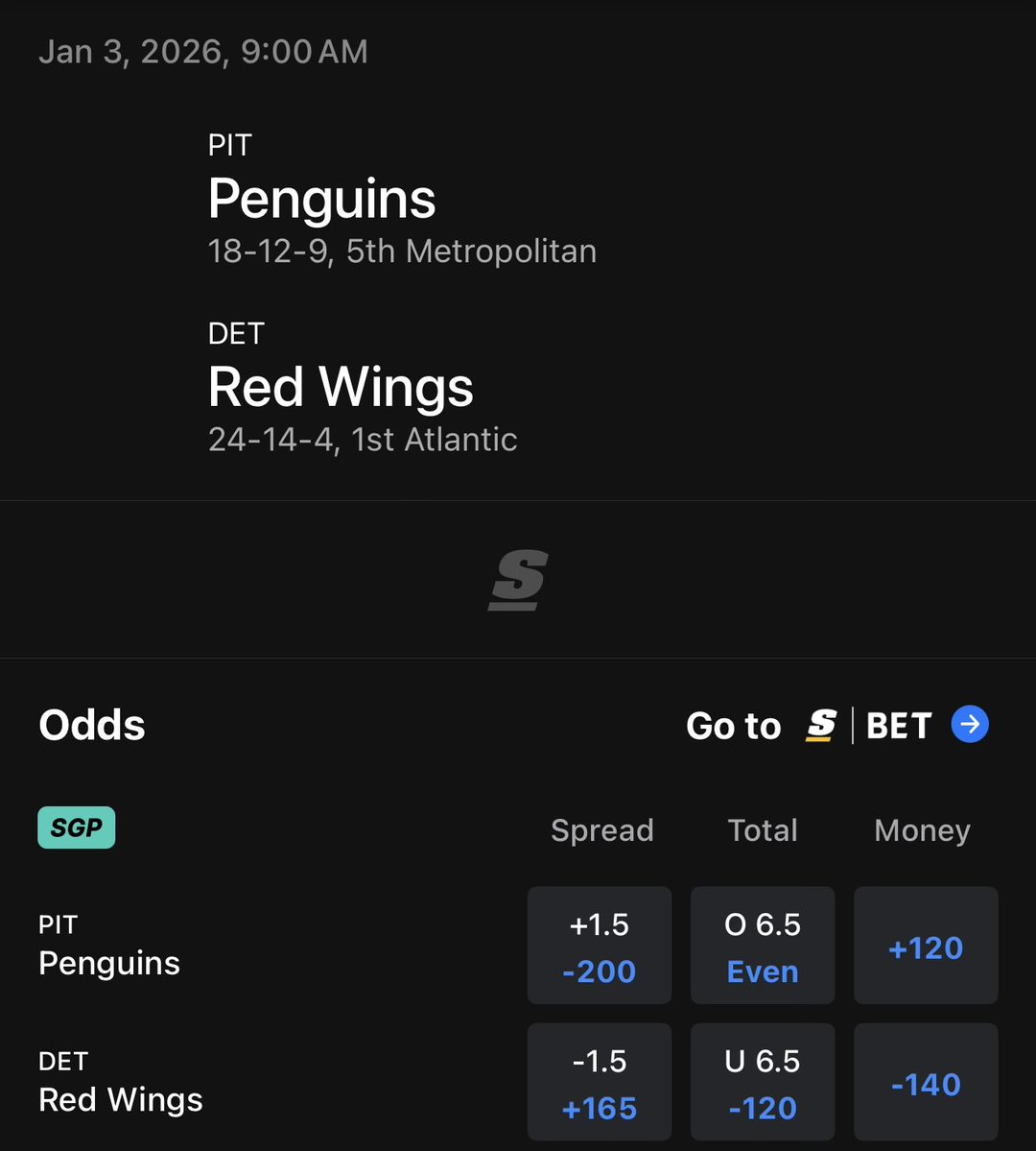 JokerPickz's tweet image. SATURDAY MORNING NHL PLAY POSTED ON WHOP 🏒

LIKE + RT + COMMENT FOR X!