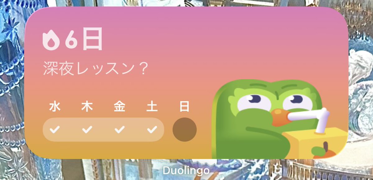 07srn26's tweet photo. 最近お母さんとデュオリンゴはじめた🍏 https://t.co/lC8K9F3ntA