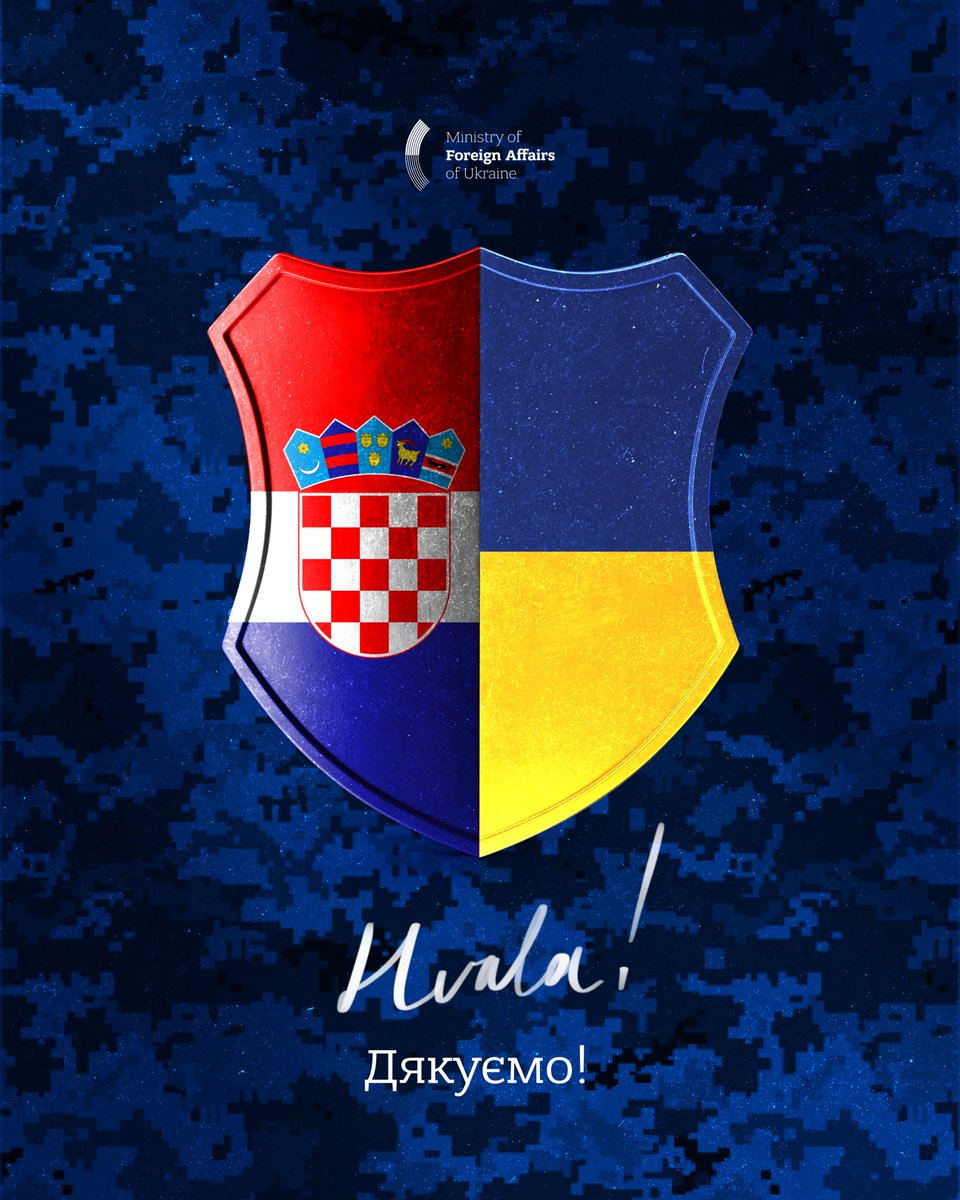 🇺🇦🇭🇷 We highly value Croatia’s decision to join the PURL initiative with €15 million contribution!

This support directly strengthens Ukraine’s defenсe capabilities, enhances regional security, and demonstrates unwavering solidarity with Ukraine in the face of Russia’s ongoing