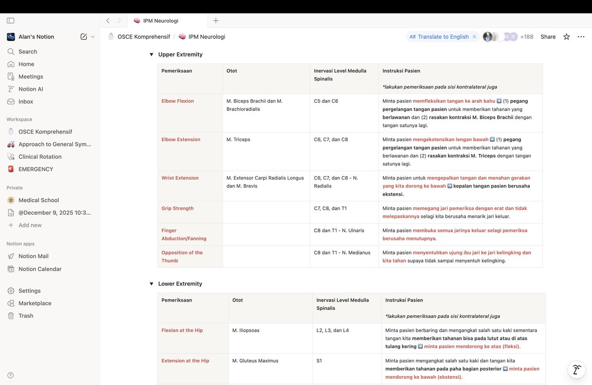 arterycoronaria's tweet photo. Tahun lalu gue iseng bikin Notion isinya rangkuman belajar OSCE Kompre S1, gue sempet bagiin gratis dan ternyata lumayan banyak yang pake buat belajar upcoming OSCE Kompre besok 🥹🥹

Good luck temen2 PD buat kompre nya 🫶🏻🫶🏻 https://t.co/dqNbxFC9iI