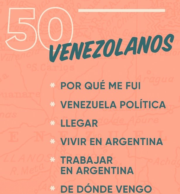 En Pandemia entrevisté 50 venezolanos que se vinieron para acá huyendo del chavismo. Se puede ver en 50argentinos.com/visor.asp?name…