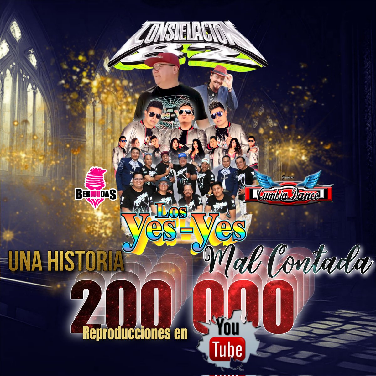 Más de 200 mil reproducciones en @youtube