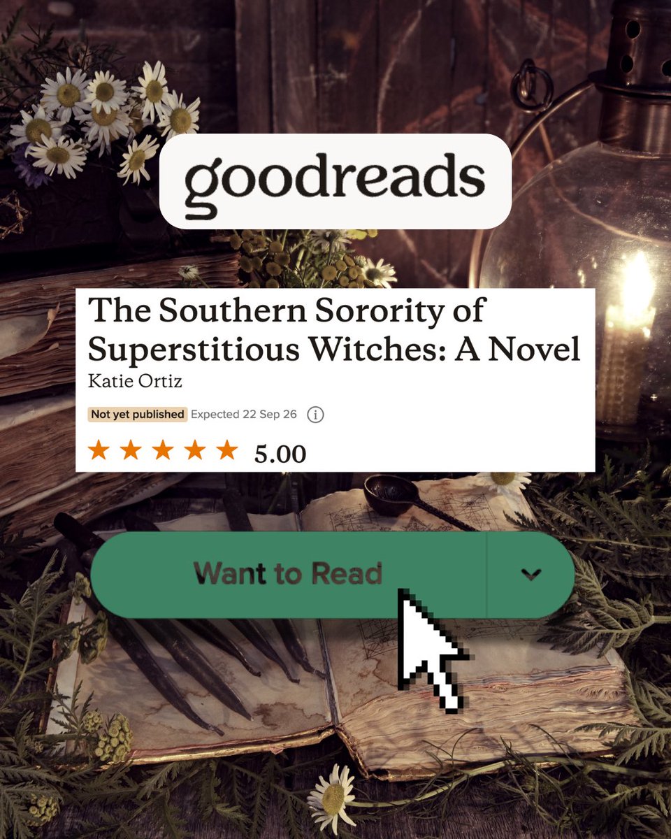 YOU CAN OFFICIALLY FOLLOW ME AND ADD MY BOOK TO YOU GOODREADS LISTS!!!! 😱😱😱😱😱😱

The link is in my bio! 🤗🖤

#goodreads #tbr #2026debut #book