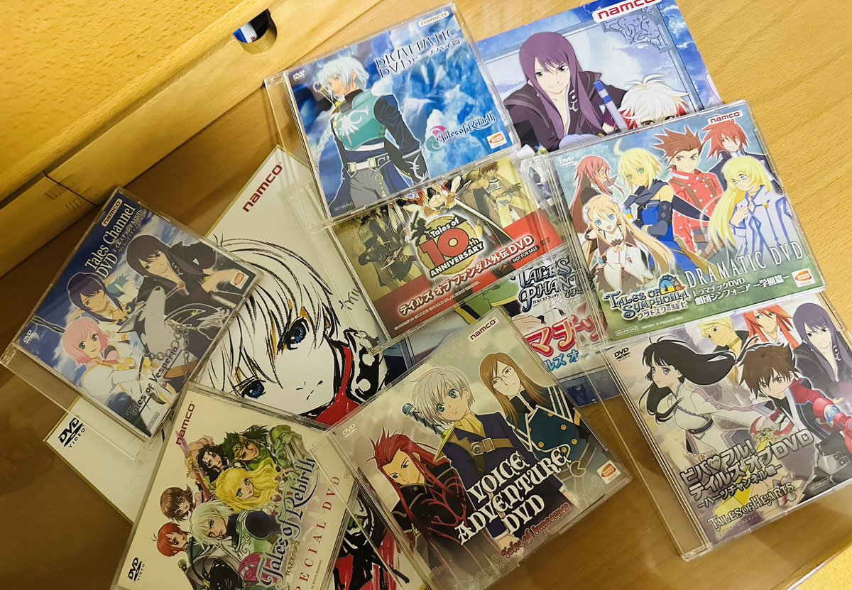 RT @u_shigeyama: 掃除してたら出てきた。 テイルズ予約特典DVD