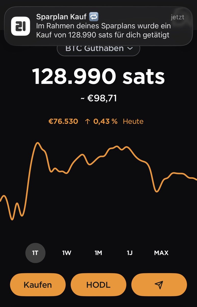 Happy Birthday, #Bitcoin 🥰
i am celebrating together with <a href="/21bitcoinApp/">21bitcoin 🇪🇺</a> ✌🏻

Stay humble, stack sats. 🔥