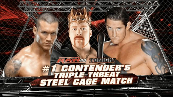 wrestle_hist's tweet photo. 1/3/2011 

Randy Orton defeated Sheamus and Wade Barrett in a Steel Cage Match on RAW from the US Airways Center in Phoenix, Arizona.  

#WWE #WWERaw #RandyOrton #TheApexPredator #TheViper #LegendKiller #RKO #Sheamus #TheCelticWarrior #WadeBarrett #BadNewsBarrett #SteelCageMatch https://t.co/JkysArIrMy