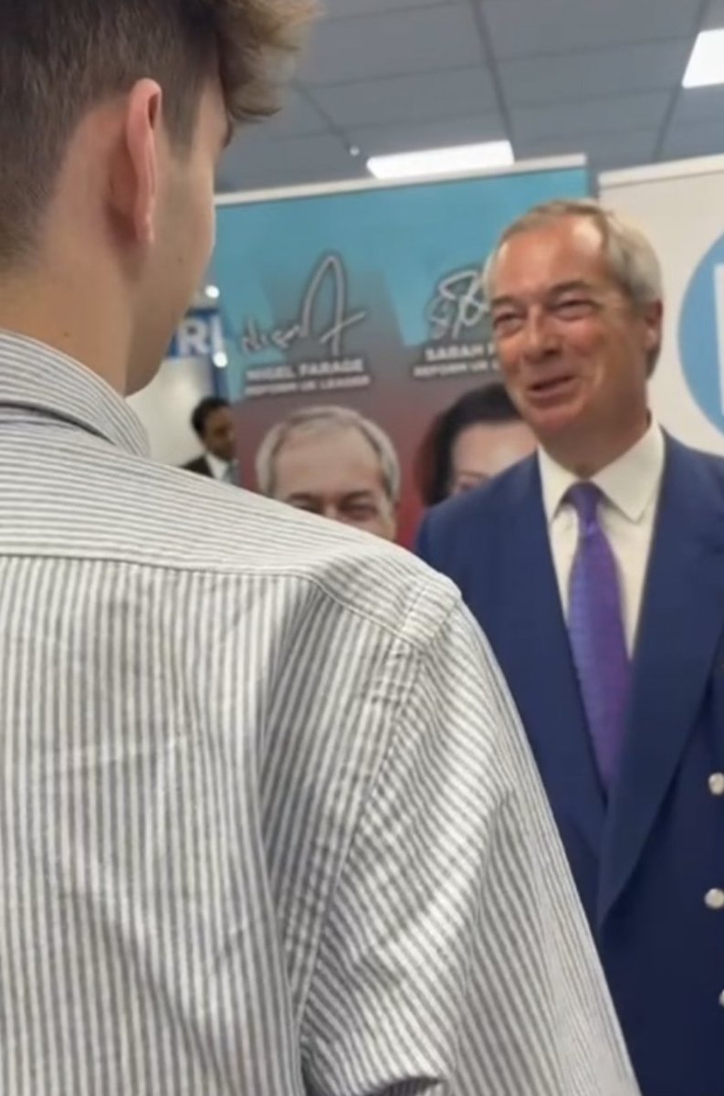 Reform_Youth_EM's tweet photo. My first year at Reform UK is sure to be a memorable one!

From campaigning across Lincolnshire and in Runcorn, where I met @Nigel_Farage  on May 1st.

Then going to the Conference and meeting great people like @seanmatthewsRUK  and @andreajenkyns.

The group I set up, Reform UK Youth - East Midlands, although unofficial, has no official ties to Reform UK, has seen an exponential boom on X and other platforms, bringing me into contact with many within the party, from dozens of branches and councillors.

Thank you to Reform UK and all the people who have made my journey possible.

Onwards and Upwards!➡️🇬🇧