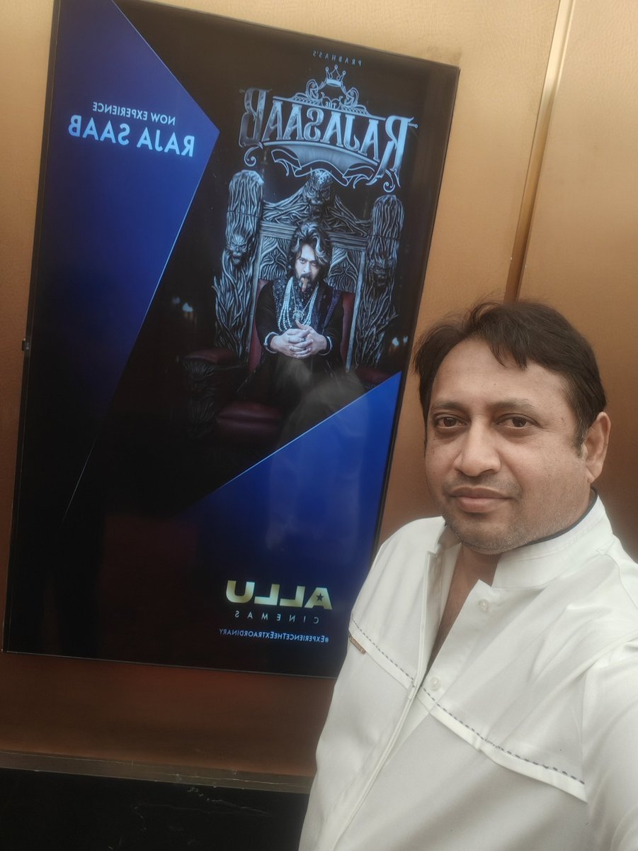 SKNonline's tweet image. Happy to be a part of tech check of @AlluCinemas  
It's gonna be the Next ICONIC spot in Hyderabad 
Incredible picture quality and  sound is top notch.
Super happy to Know that this is  ASIA's No 1 and Worlds 2nd biggest @DolbyCinema 

Watched @rajasaabmovie @PushpaMovie…