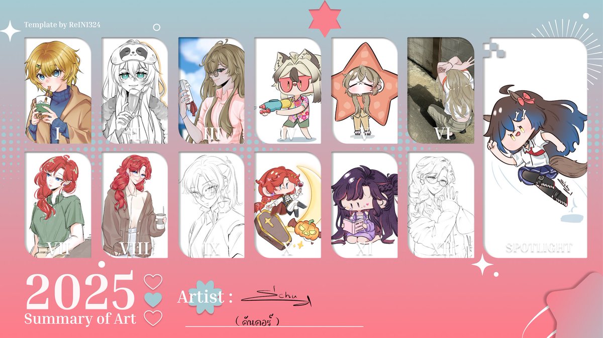 ปี 2025 ไม่ได้วาดอะไรฟูลๆเยอะเลย