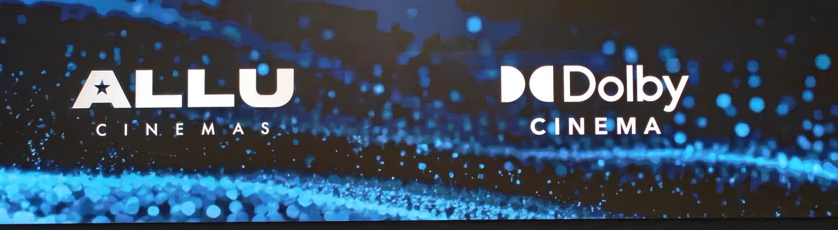 SKNonline's tweet image. Happy to be a part of tech check of @AlluCinemas  
It's gonna be the Next ICONIC spot in Hyderabad 
Incredible picture quality and  sound is top notch.
Super happy to Know that this is  ASIA's No 1 and Worlds 2nd biggest @DolbyCinema 

Watched @rajasaabmovie @PushpaMovie…