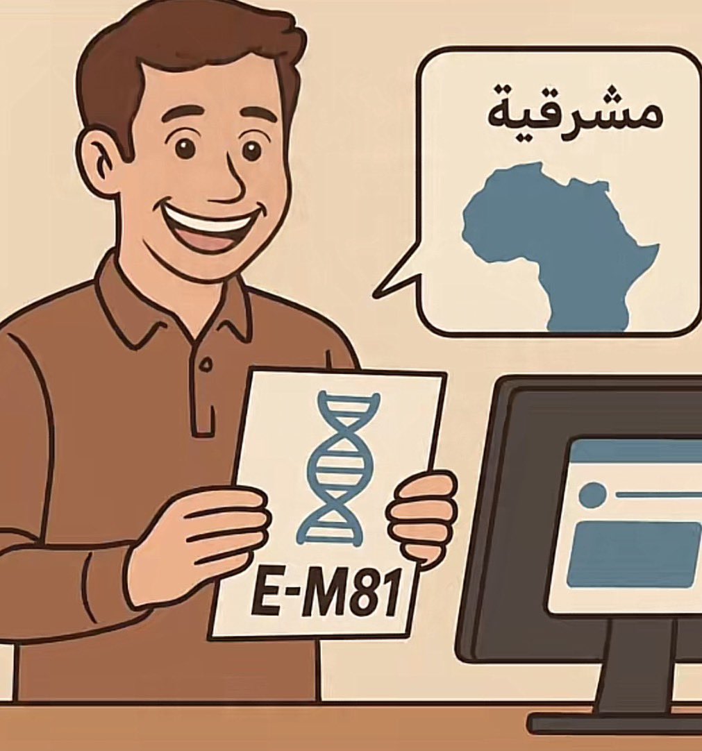 Em81 وافدة علي شمال افريقيا من Em81 نشر الاسلام في شمال افريقيا والاندلس بي شهادة العلاماء والرفا هم EM81  Em81 تحطمت عليها اساطيل الصليين  في علم الجينات يعود اصلها الى العرب كما ان العالم نتانيال جونسون يؤكد ان اصلها عربي ، و الابحاث العلمية و التاريخية لا تزال مستمرة