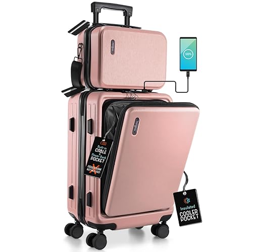 I just received TRAVELARIM 22 Inch Carry On Luggage 22x14x9 Airline Approved, Carry On Suitcase with Wheels, Hard-shell Carry-on Luggage, Durable Luggage Carry-On, Pink Small Suitcase wit from Mobslayer via Throne. Thank you! throne.com/fizzyymizzyy #Wishlist #throne