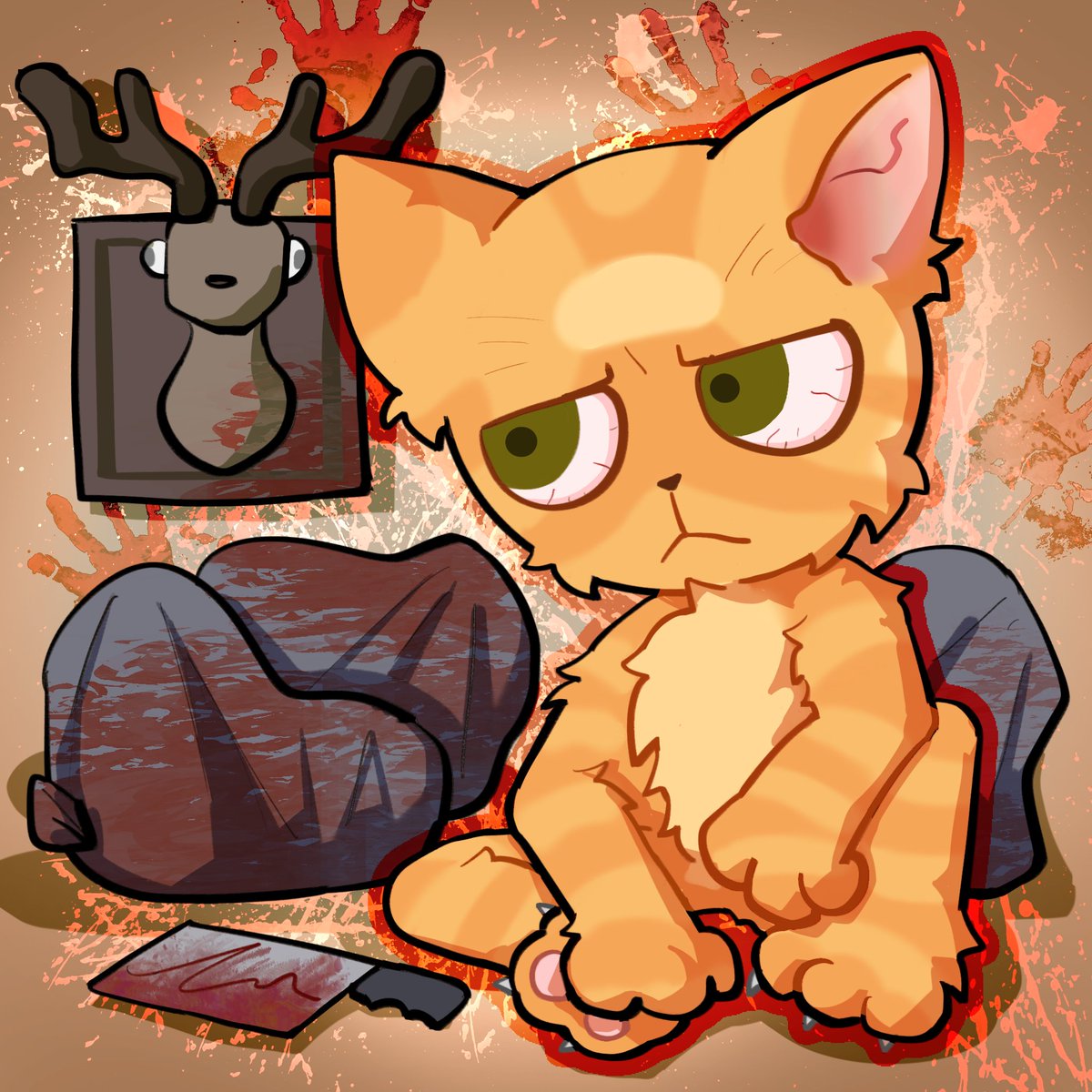 he849264's tweet image. 依旧是约稿
🐱 is so cute!!!
#catnamedmojave