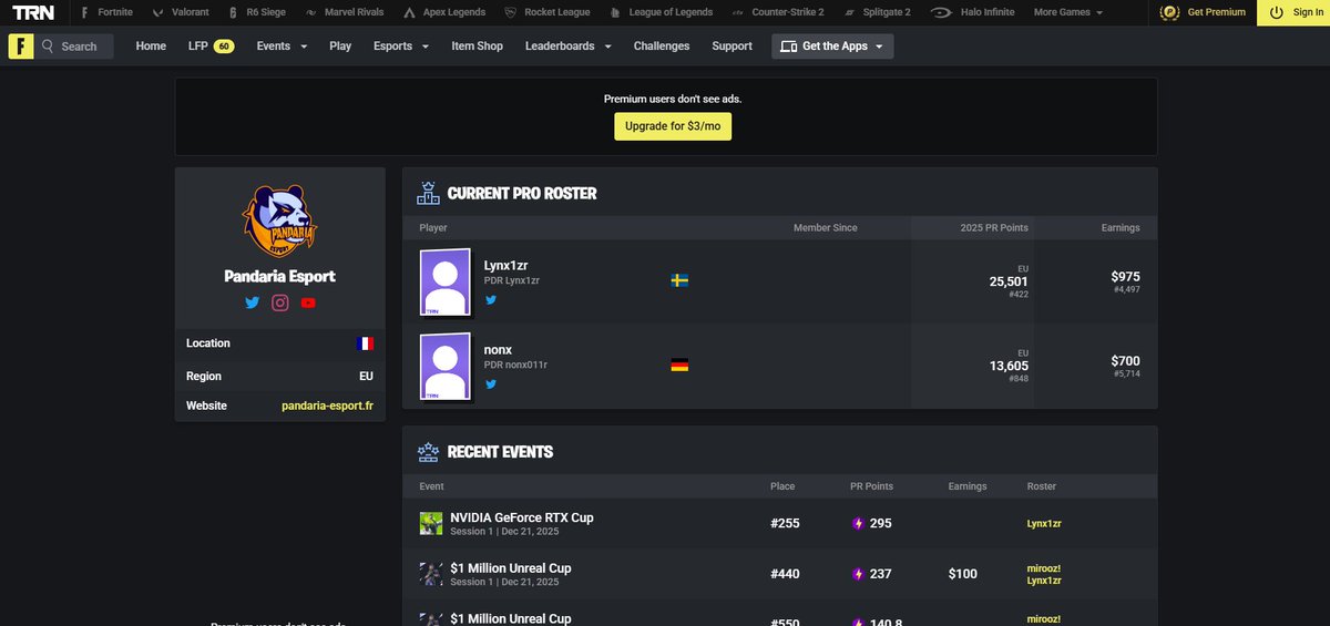 EsportPandaria's tweet photo. 👀 #FortniteTracker
Wow, mais attend on a un peu glowup en vrai non ? 💪
On est enfin sur @FortniteTracker ! 🐼
Hâte de voir la page se remplir avec nos pépites ! 😇
#WeArePandaria https://t.co/6sSnbce9AM