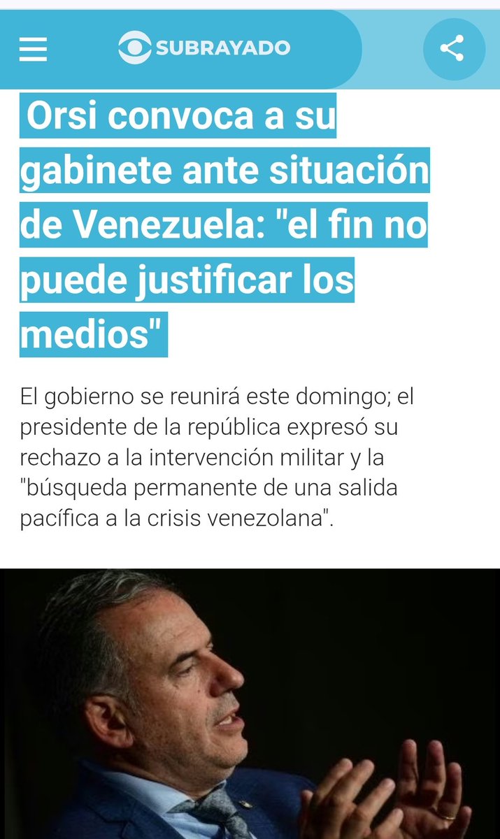 Termina en una conferencia de prensa improvisada con Orsi diciendo "BASTA DE GUERRA GENTE"