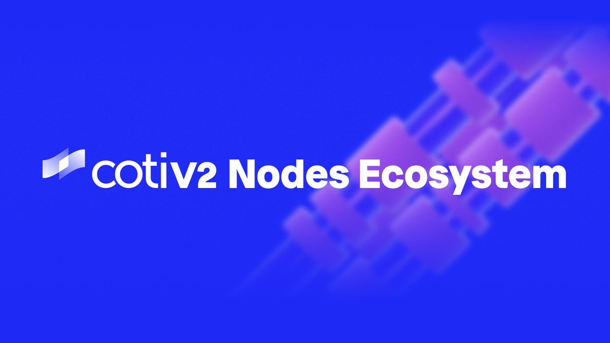 Goals for 2026: Launch the Node V2 Ecosystem!

It will soon be easy and rewarding to deploy and run a node on COTI.

Community-run nodes will:
🌐 Improve network resilience
💎 Strengthen decentralization
↗️ Support scalability

Join in to help power the privacy layer for Web3.
