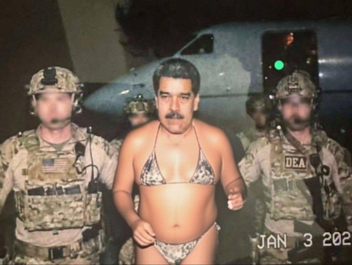 Agenda2030_'s tweet photo. Primeras imágenes de Maduro con Delta Force. https://t.co/XKumyZ0mki