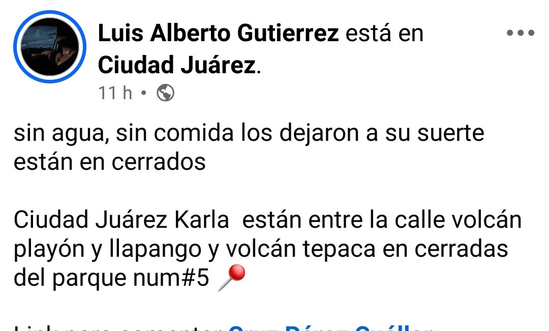 Atención <a href="/MunicipioJuarez/">Ciudad Juárez</a> <a href="/GobiernoEdoChih/">Gobierno de Chihuahua</a> CCP. <a href="/MaruCampos_G/">Maru Campos</a>