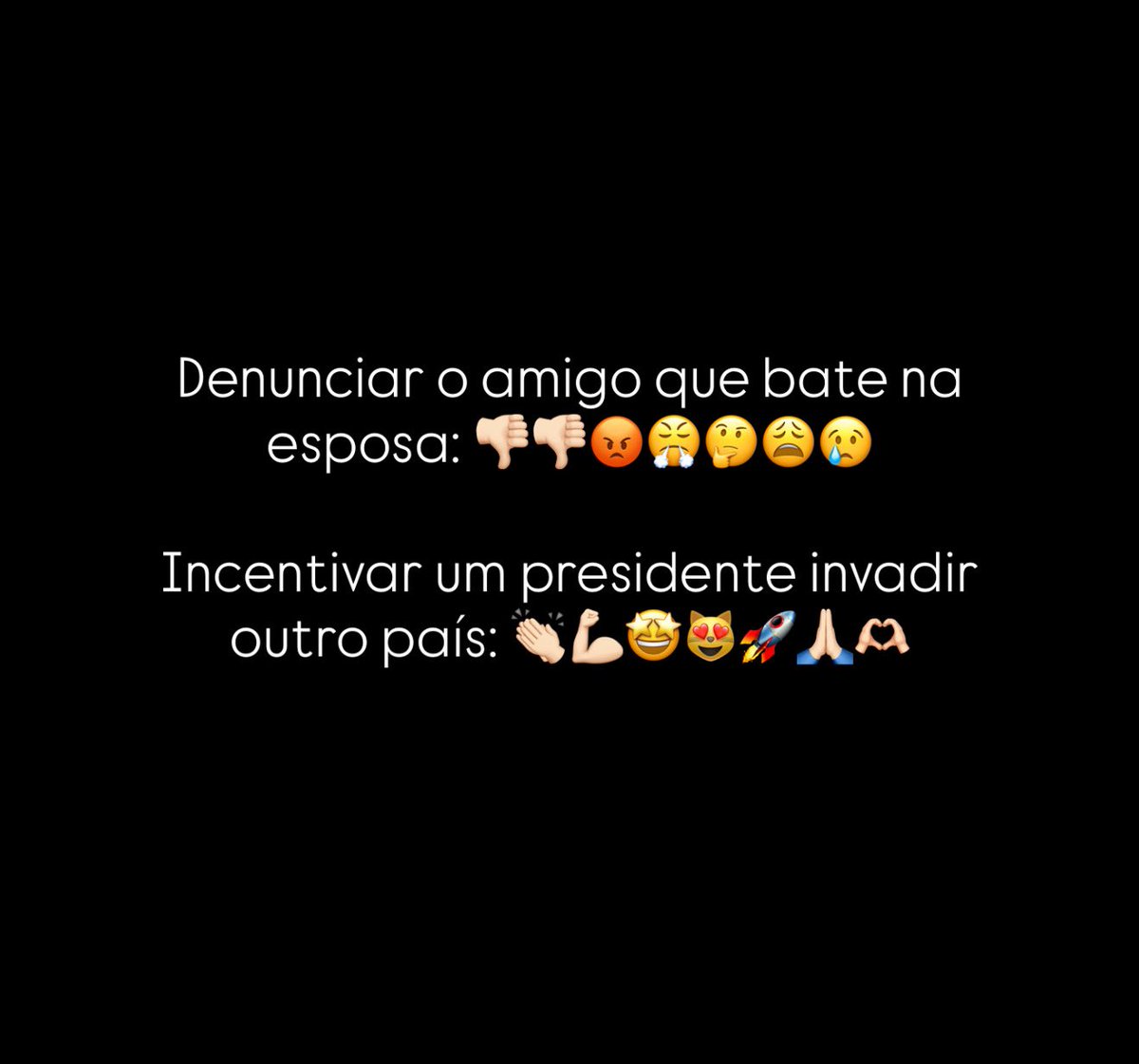 JMOT_'s tweet image. Não vou elaborar