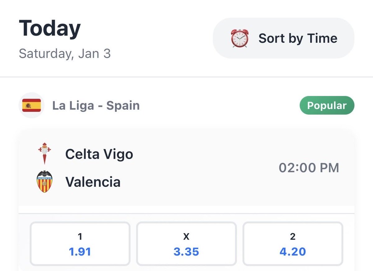 GoalChain_'s tweet photo. Celta Vigo vs Valencia – LaLiga Match Day Hype! ⚽️

Turn predictions into rewards on GoalChain by placing virtual bets, monetizing tips, climbing the rankings, and earning $GOAL tokens.

#P2E #CryptoFootball #GoalChain https://t.co/5uMQFWEny6