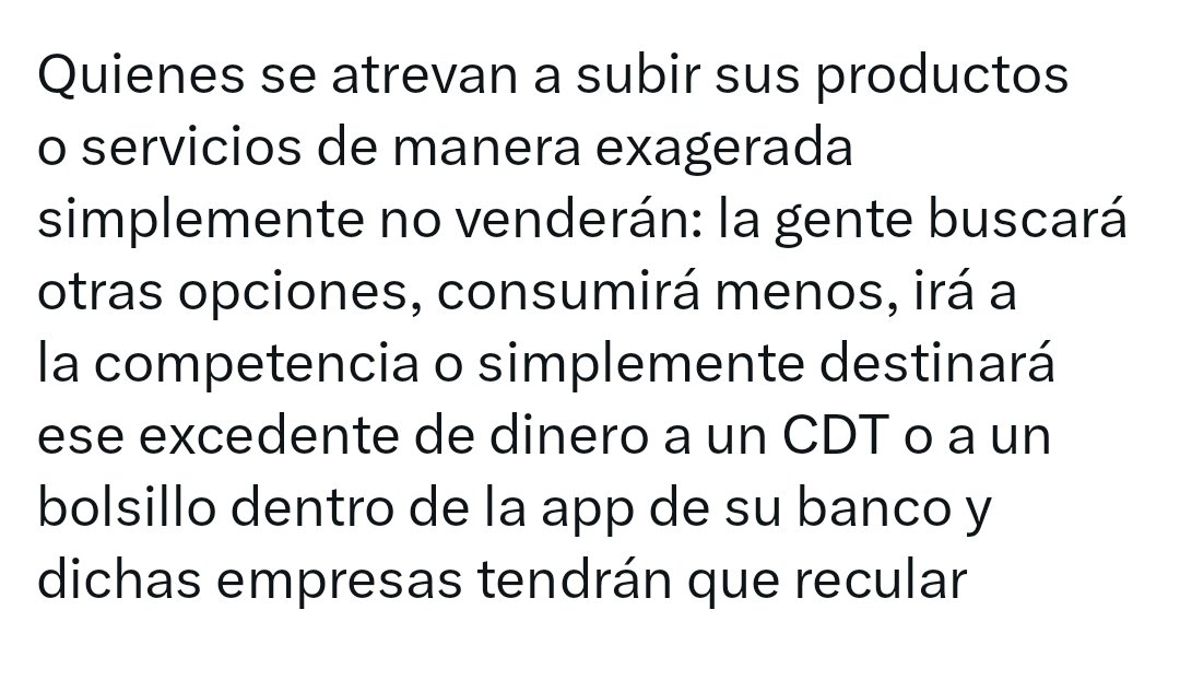 JgomezAponte's tweet photo. @FisicoImpuro @AntonioSanguino Con el dinero que sobra del salario mínimo abriremos un CDT... https://t.co/jNtd1EkLna