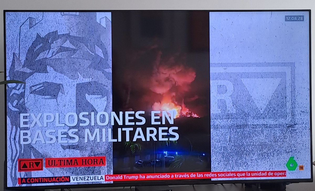 ¿Qué está pasando en Venezuela?
¿Dónde está Maduro tras su captura?
El viejo orden ha muerto.
Y el nuevo no parece mejor.
Las grandes potencias nucleares haciendo lo que les da la gana en sus zonas de influencia.

En laSexta ya en directo:
Con Ferreras
<a href="/DianaMata/">Diana Mata</a>
<a href="/inesgcaballo/">Inés García</a>