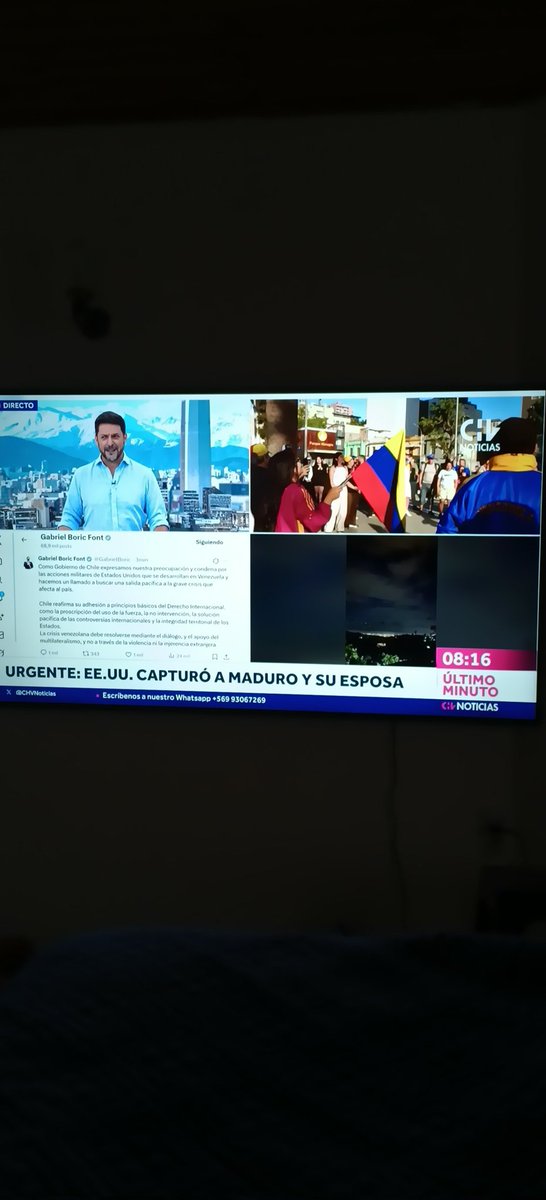 djmaccabro's tweet photo. El ají en el culo que tiene @rafa_cavada hoy por la caída del narco dictador, es inverosímil... Como @chvnoticias puede tener a un payaso como rostro del canal? Como el @CNTVChile puede mantener al aire a un instigador social y activista comunista? https://t.co/Yptq4MnGDK