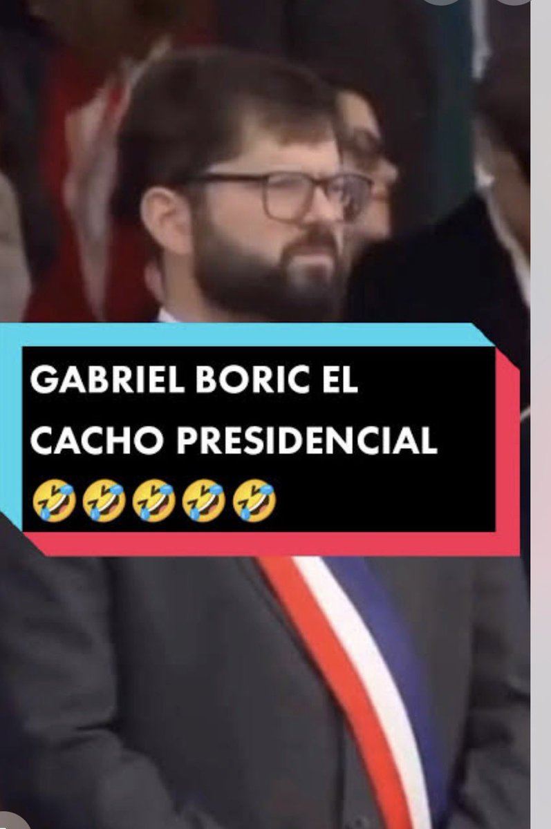 <a href="/GabrielBoric/">Gabriel Boric Font</a> Asustado Gabrielito❓❓❓ahora que cayó tu financista, por fin corroboraremos que el estallido criminal que tú lideraste, fue financiado por la Narco Dictadura de Maduro

Empieza a rezar cerdo mal parido, tienes tus días contados