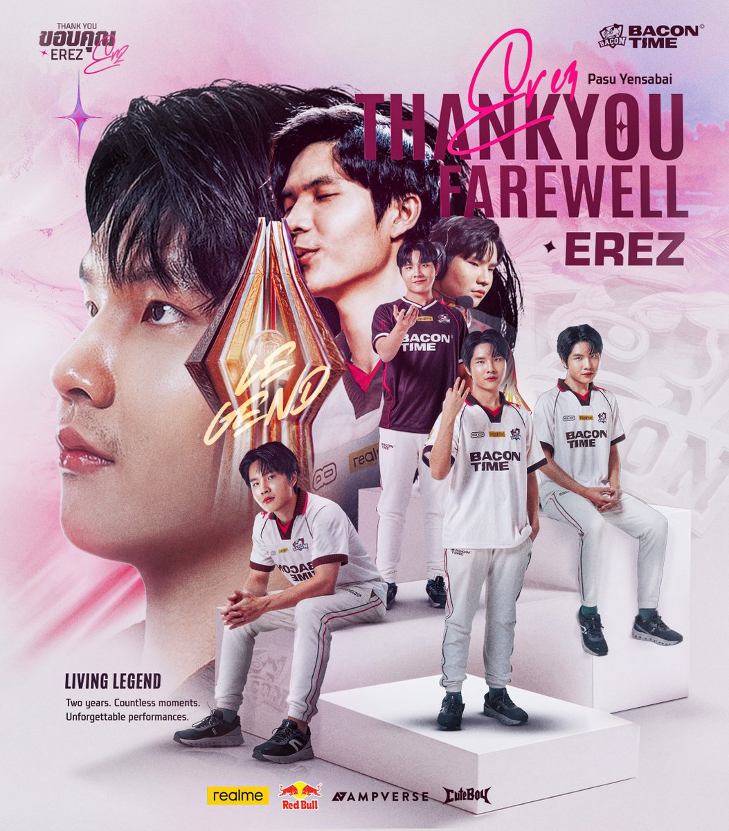 bacontimes's tweet image. Farewell to Erez

การเดินทางที่เต็มไปด้วยความเข้มข้นตลอด 2 ปีที่ผ่านมา คือการผจญภัยที่ยิ่งใหญ่… แต่วันนี้เส้นทางของ EREZ และ Bacon Time ต้องยุติลงแล้วครับ

ในนามของสโมสร ขอขอบคุณ Erez สำหรับความทุ่มเท ความเป็นมืออาชีพ และฝีมือการเล่นที่ยอดเยี่ยมที่มอบให้ทีมตลอดมา…