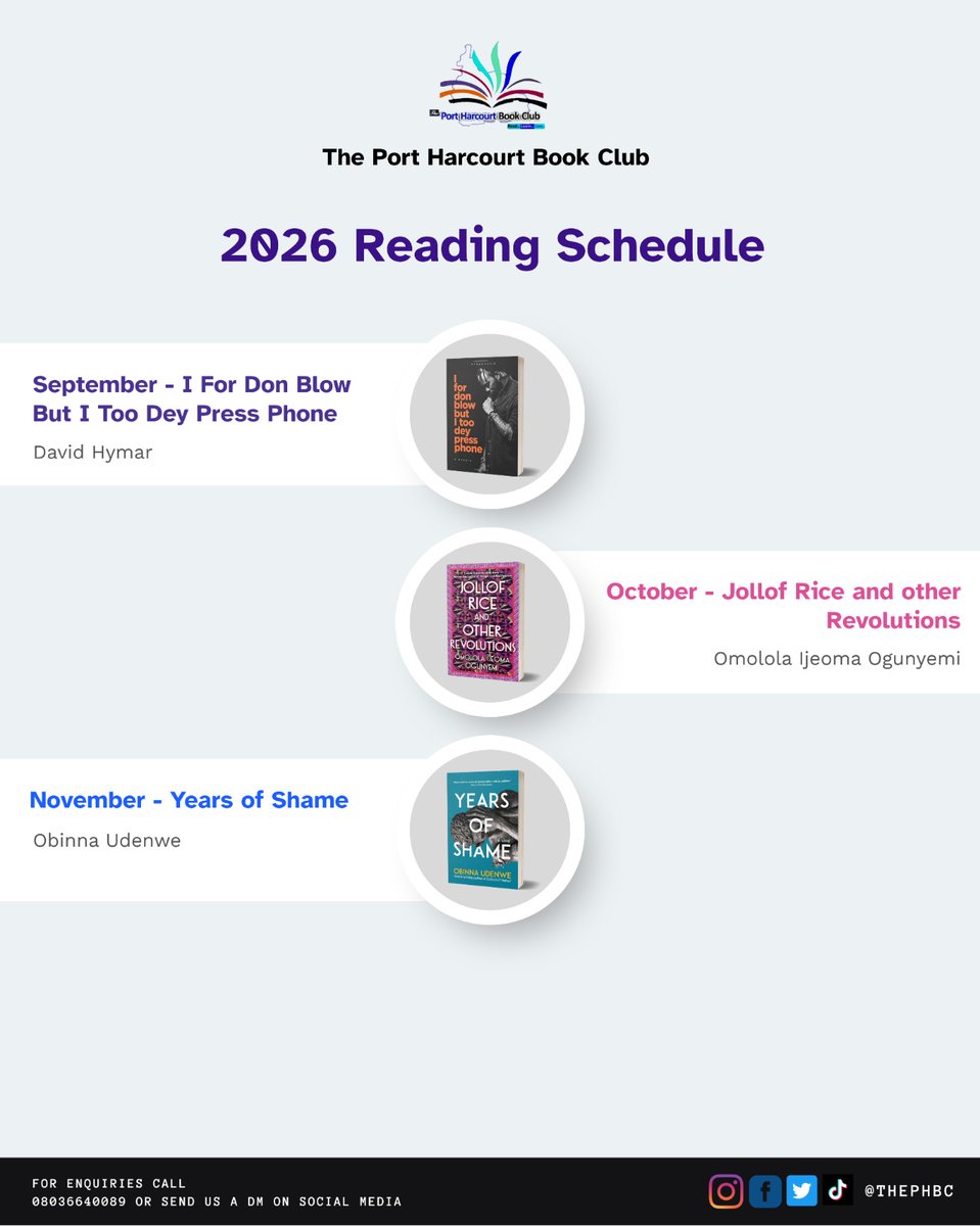 The Port Harcourt Book Club tweet media