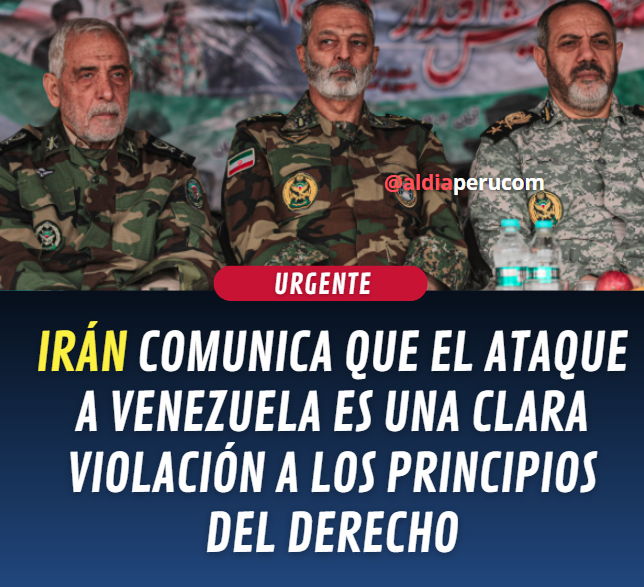 aldiaperupe's tweet photo. #GUERRA: El Gob. de Irán afirmó en un comunicado de cancillería que el acto de bombardeo de parte de USA es una "clara violación a la paz y seguridad regional". Irán es la primera superpotencia nuclear que se pronuncia en contra de los actos de Donald Trump.

#TAG: Nicolás Maduro https://t.co/qOFMTIKqYq