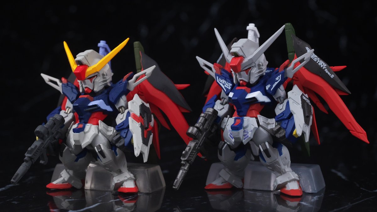 FW GUNDAM CONVERGE デスティニーガンダムSpecII&ゼウスシルエット