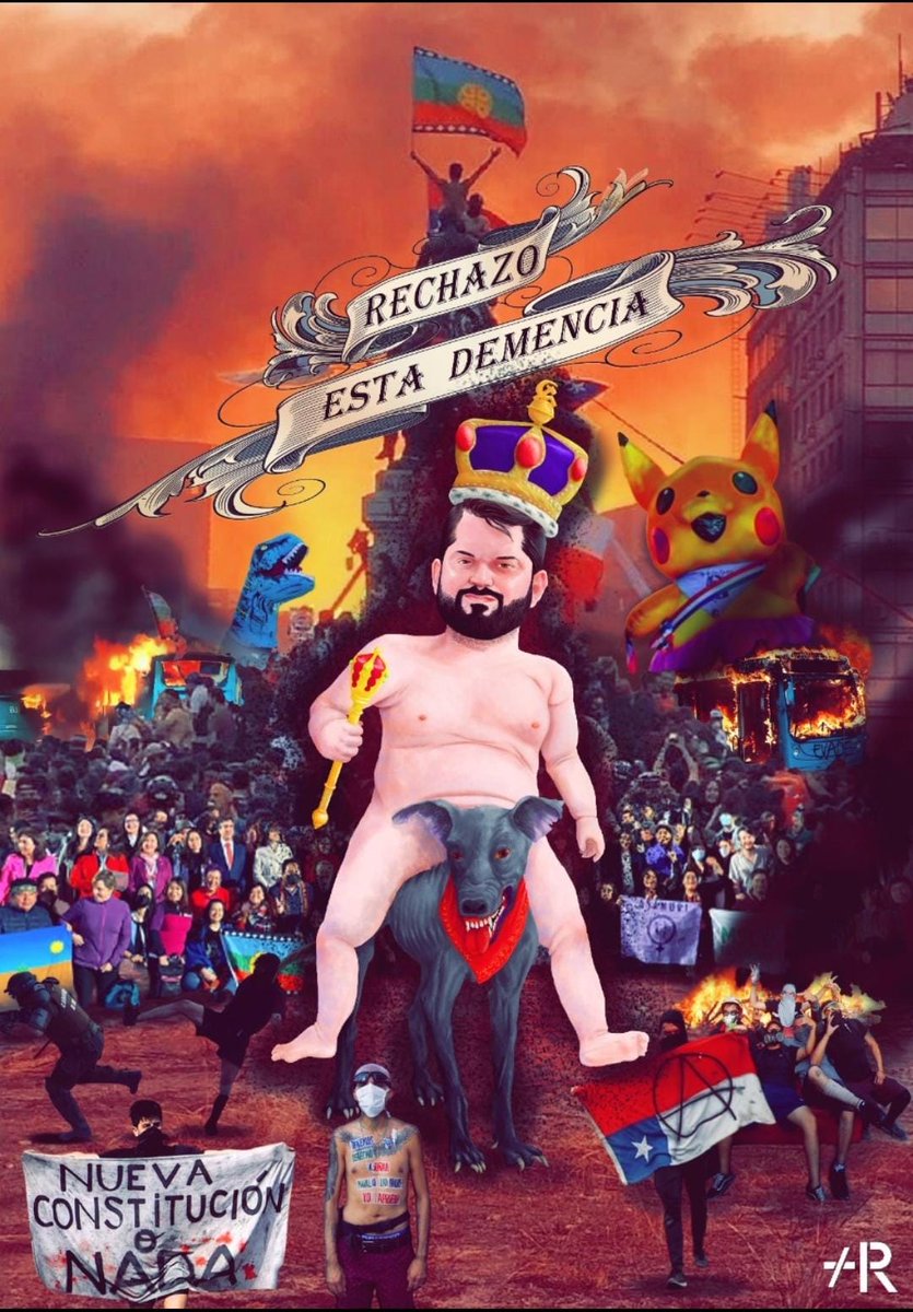 <a href="/GabrielBoric/">Gabriel Boric Font</a> Lo único que repudias es que te despertaron temprano para que escribieras esto.
#ChileNoCaerá