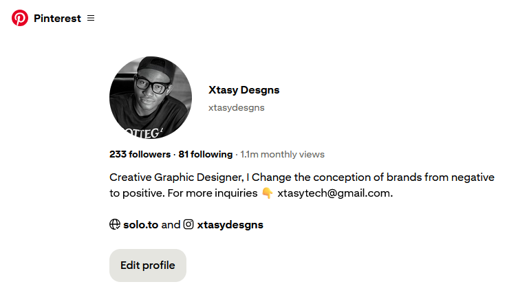 XtasyDesgns's tweet photo. I decided to keep records — and I’m glad I did.
Two years ago, I opened my Pinterest account as a creative graphic designer, sharing my work and trusting the process. Recently, I checked my analytics:
📷 2025-12-23 — 511K+ monthly views
📷 2025-12-30 — 700K+ monthly views https://t.co/15pGhr51qQ