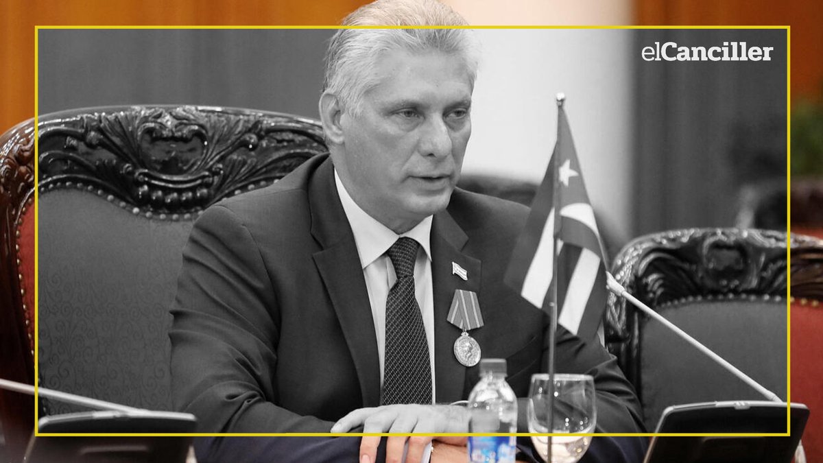 elcancillercom's tweet image. [INTERNACIONALES] "Patria o muerte": Miguel Díaz-Canel, presidente de Cuba, exigió la "urgente reacción" de la comunidad internacional contra "el criminal ataque" de los Estados Unidos a Venezuela, y denunció que se trata de "terrorismo de Estado".