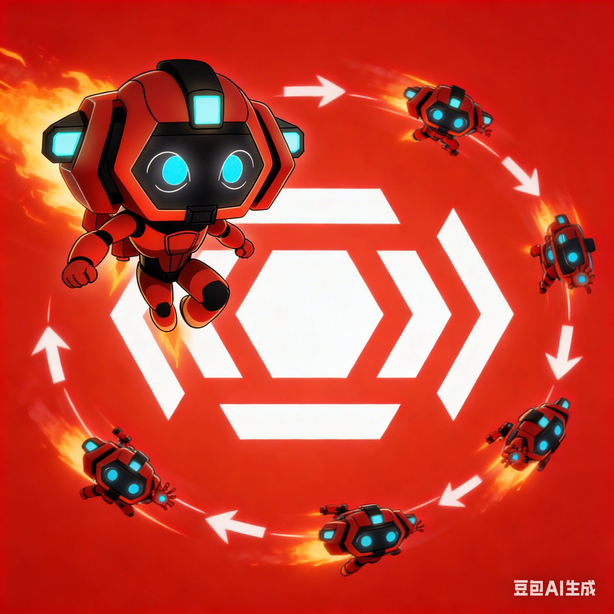 Dipesh282's tweet photo. @linera_io’s Codex Defender: sleek red design, unbreakable commitment to security. https://t.co/D5a9JxCnEL