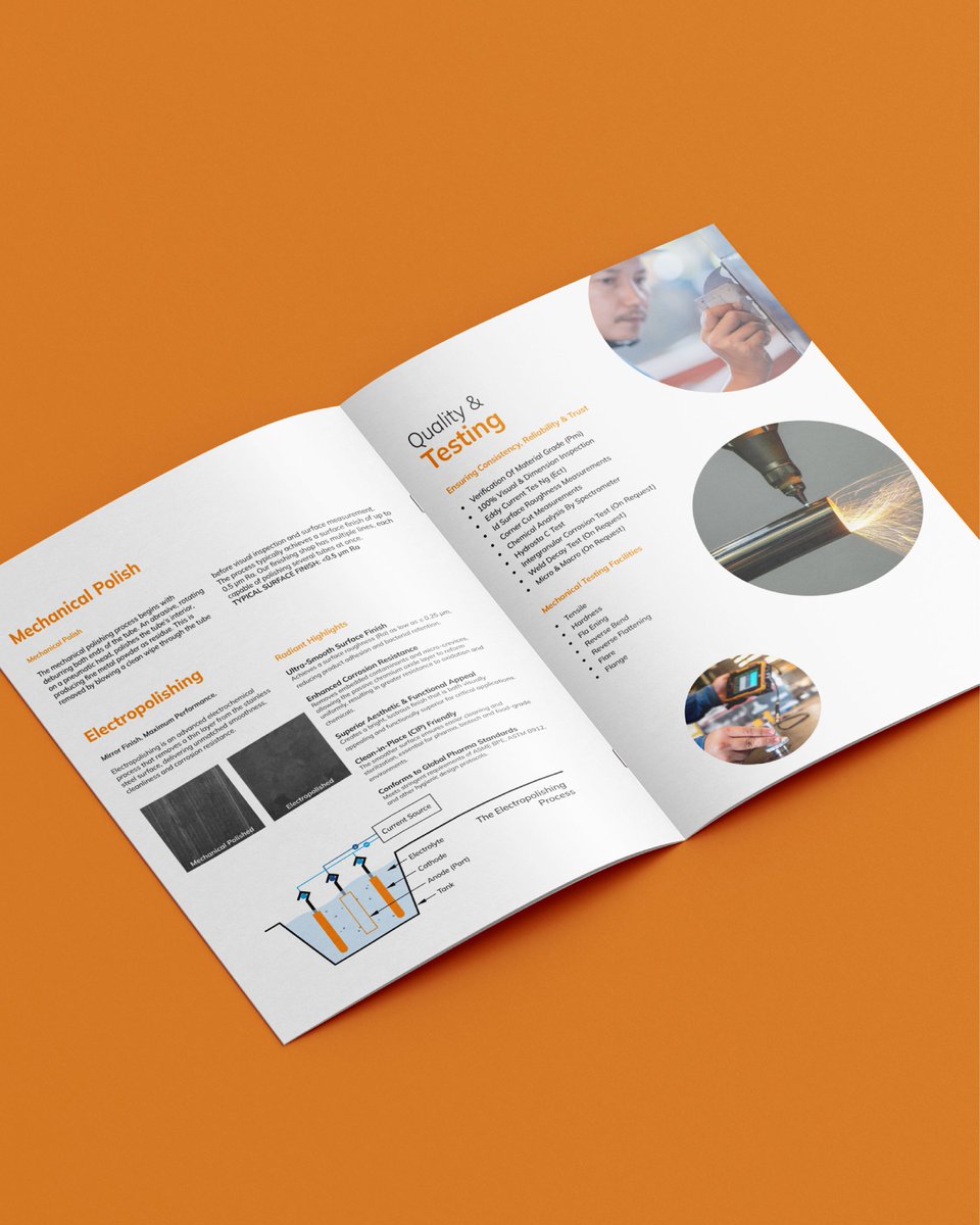 threedotdesigns's tweet image. Our team developed a brochure that brings their quality standards, processes and performance into a clear, structured narrative.

#editorialdesign #threedotdesigns #3dd #brandconsultant #brochure