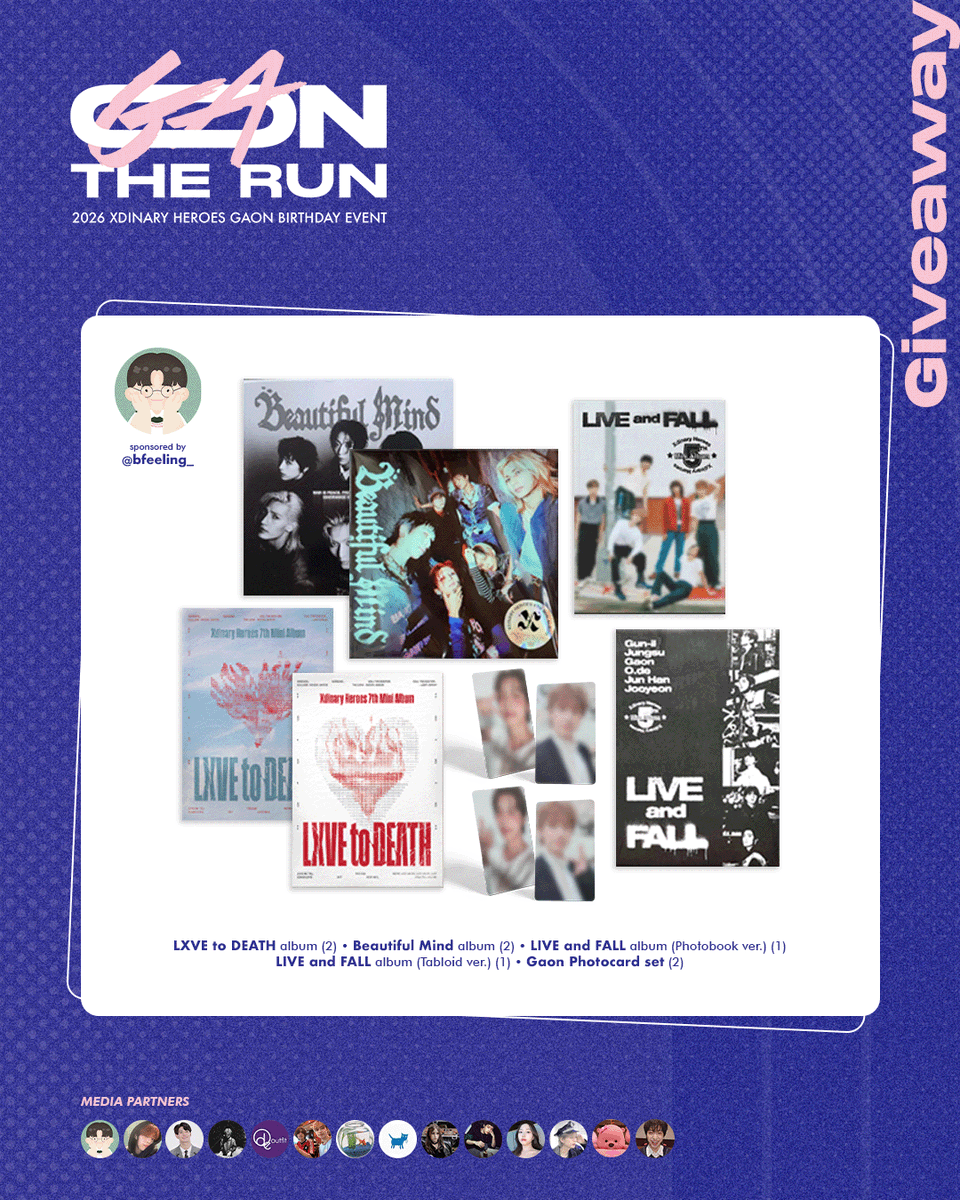 GA_ON_THERUN's tweet photo. ❯❯❯❯ 𝙊𝙉 𝙏𝙃𝙀 𝙍𝙐𝙉 𝙂𝙄𝙑𝙀𝘼𝙒𝘼𝙔

Let's reveal what's waiting at the finish line 🏁

Join our events and get a chance to win our giveaway prize! Open this thread for the details ᕕ( ᐛ )ᕗ

Sponsored by @bfeeling_

#ON_THERUN https://t.co/gizL9A7Nwg