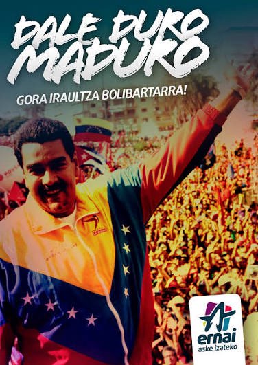 Váyanse al carajo yanquis de mierda, que aquí hay un pueblo digno!

Yankee inperialista sasikume danen gainetik, Euskal Herria Venezuelarekin. Venezuela aurrera! 🇻🇪🇻🇪🇻🇪