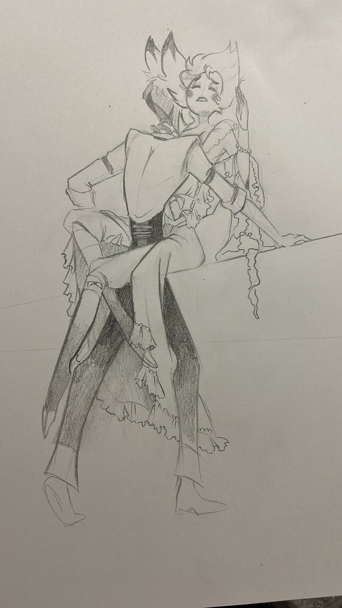 EdensFall's tweet image. I am cooking.

#radioapple #lucifer #alastor #bambilu #hazbinhotel