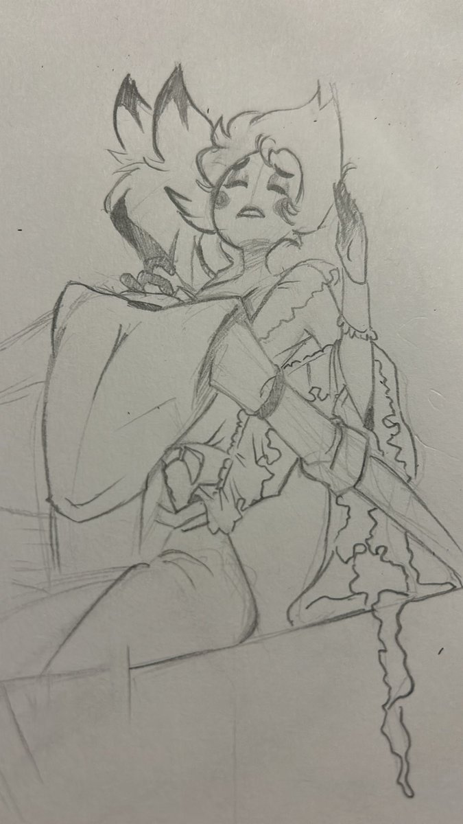 EdensFall's tweet image. I am cooking.

#radioapple #lucifer #alastor #bambilu #hazbinhotel