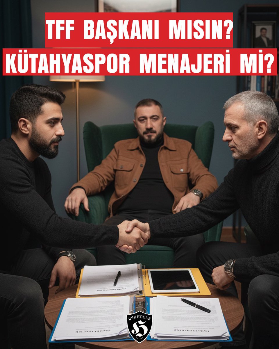 OLAYA BAK !
Şanlıurfaspor ile anlaşmak üzere olan Mohamed Khalil’in, son anda TFF Başkanı İbrahim Ethem Hacıosmanoğlu araya girerek adeta menajer gibi davranıp Kütahyaspor’a yönlendirilmesi asla kabul edilemez.

Türk futbolunun başında olması gereken bir ismin, kulüpler arasında
