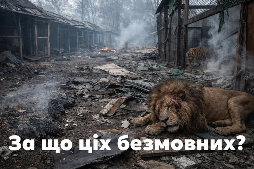 За що? Харьковский экопарк:(