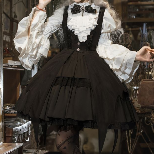 ゴシック姫袖フリルセットアップ♡