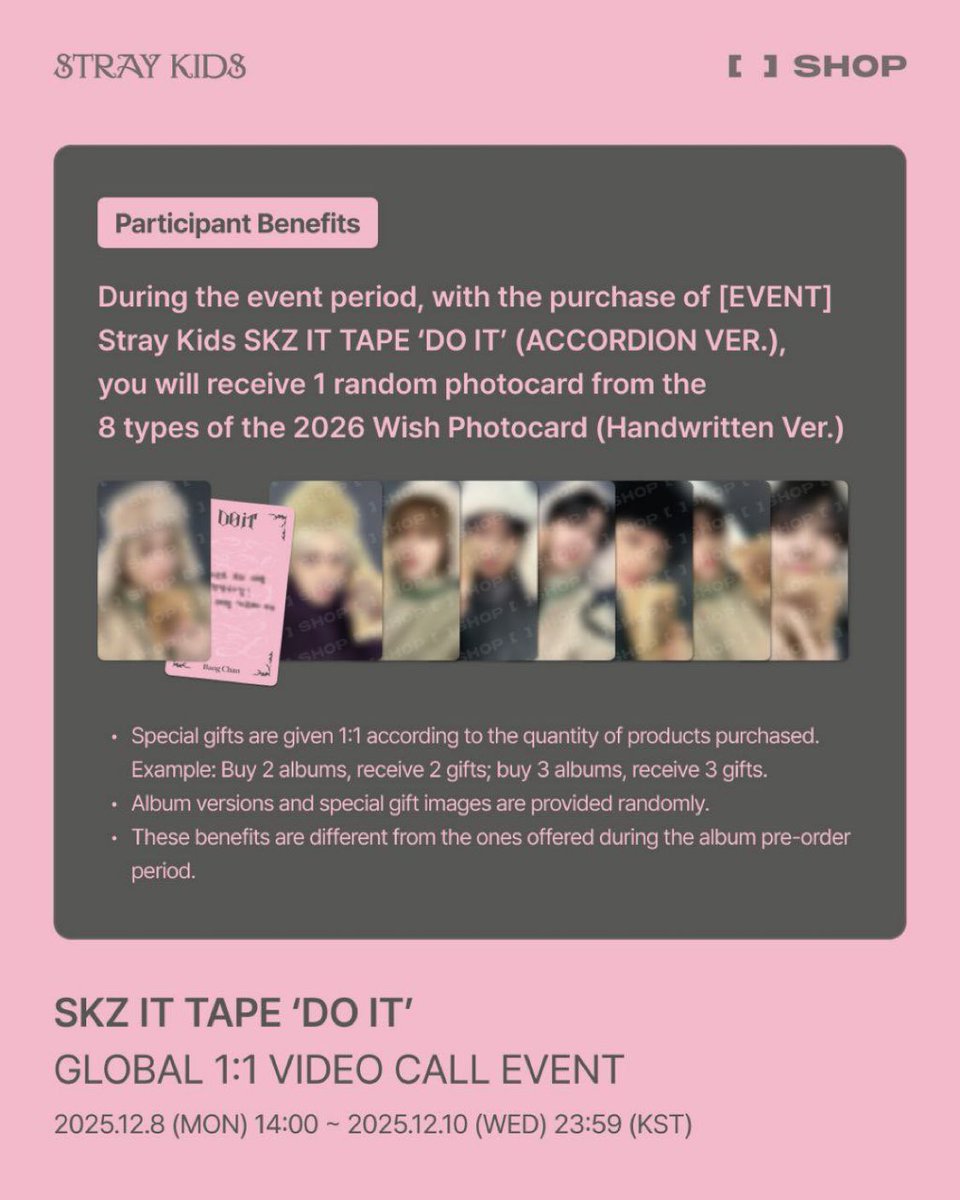 bbangbreadshop's tweet photo. WTS Sell

StrayKids Do It Fansshop photocard 

1 set of 8 pob = $45usd

Please DM🤍

#bangchan #leeknow #changbin #hyunjin #han #felix #seungmin #in #straykids #skz https://t.co/7UQtrDD6ad