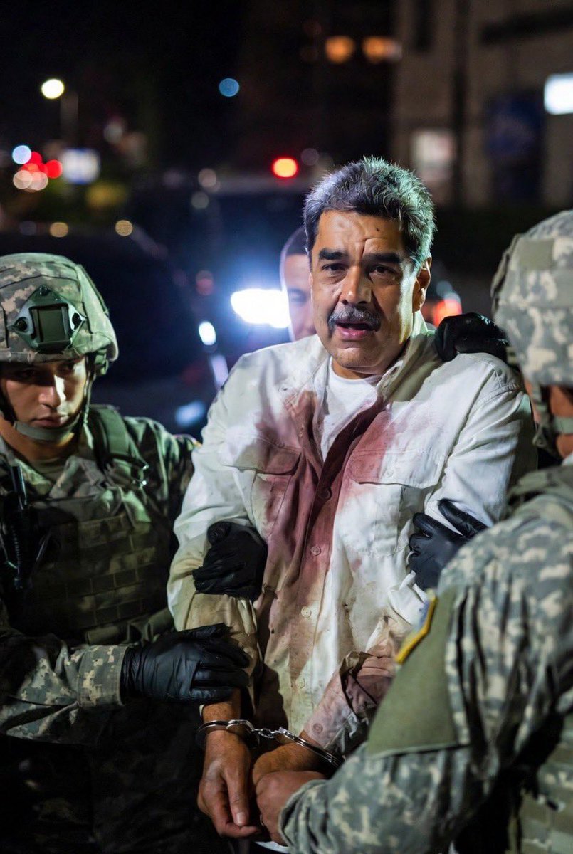 🔴 Última Hora : Nicolás Maduro ha sido capturado y derrocado por los EU . Ojalá siga AMLO . No a los narco gobiernos comunistas