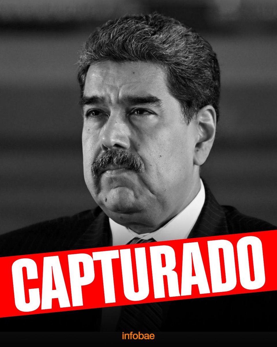 Trump confirmó que Nicolás Maduro fue capturado y sacado de Venezuela luego de un operativo sobre objetivos militares infob.ae/4js0gVV
