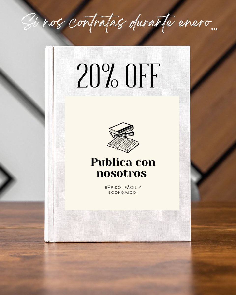 ¡No os perdáis nuestro descuento para felicitar la entrada en 2026!  

¿Quieres publicar un libro pero no sabes cómo? 📖 ✍️ 
Te ayudamos a hacerlo de manera fácil, rápida y económica.
¡Coméntanos tus proyectos!
Toda la información en:
publicaconnosotroscom.wordpress.com